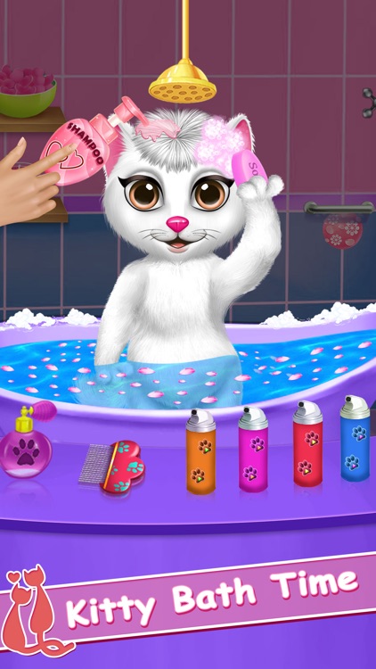 Cute Kitty Pet Care Activities