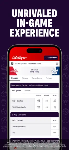 Game screenshot Bally Bet Sportsbook apk