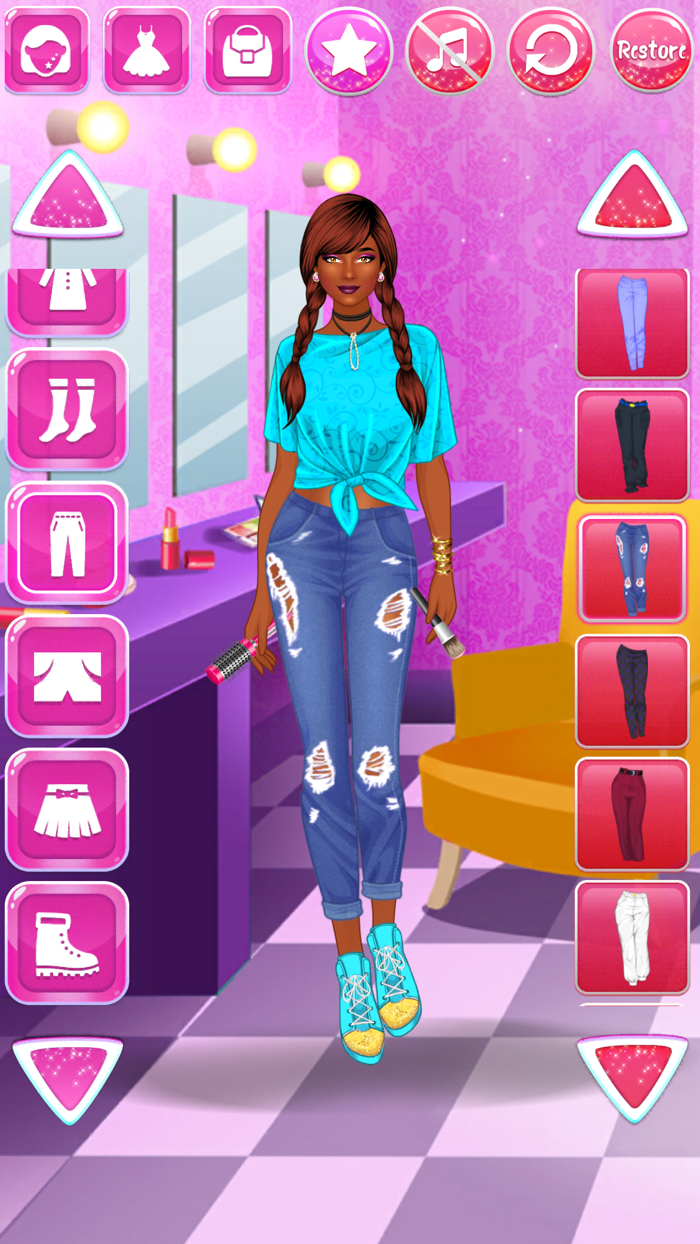 Fashion Star Dress Up Games