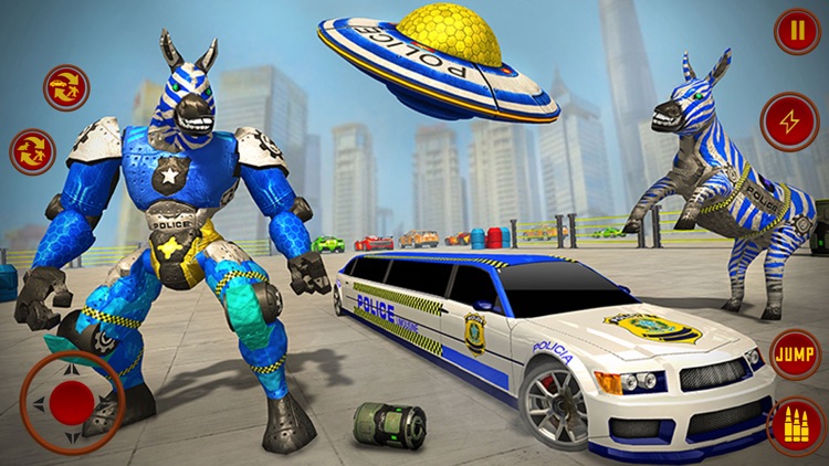 Robot Transformer: Car Games screenshot-3