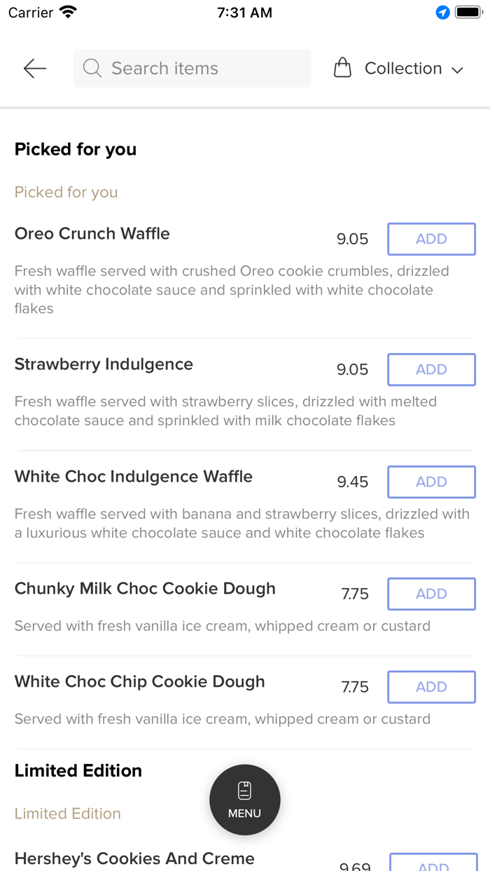 Kaspas Desserts Woodgreen