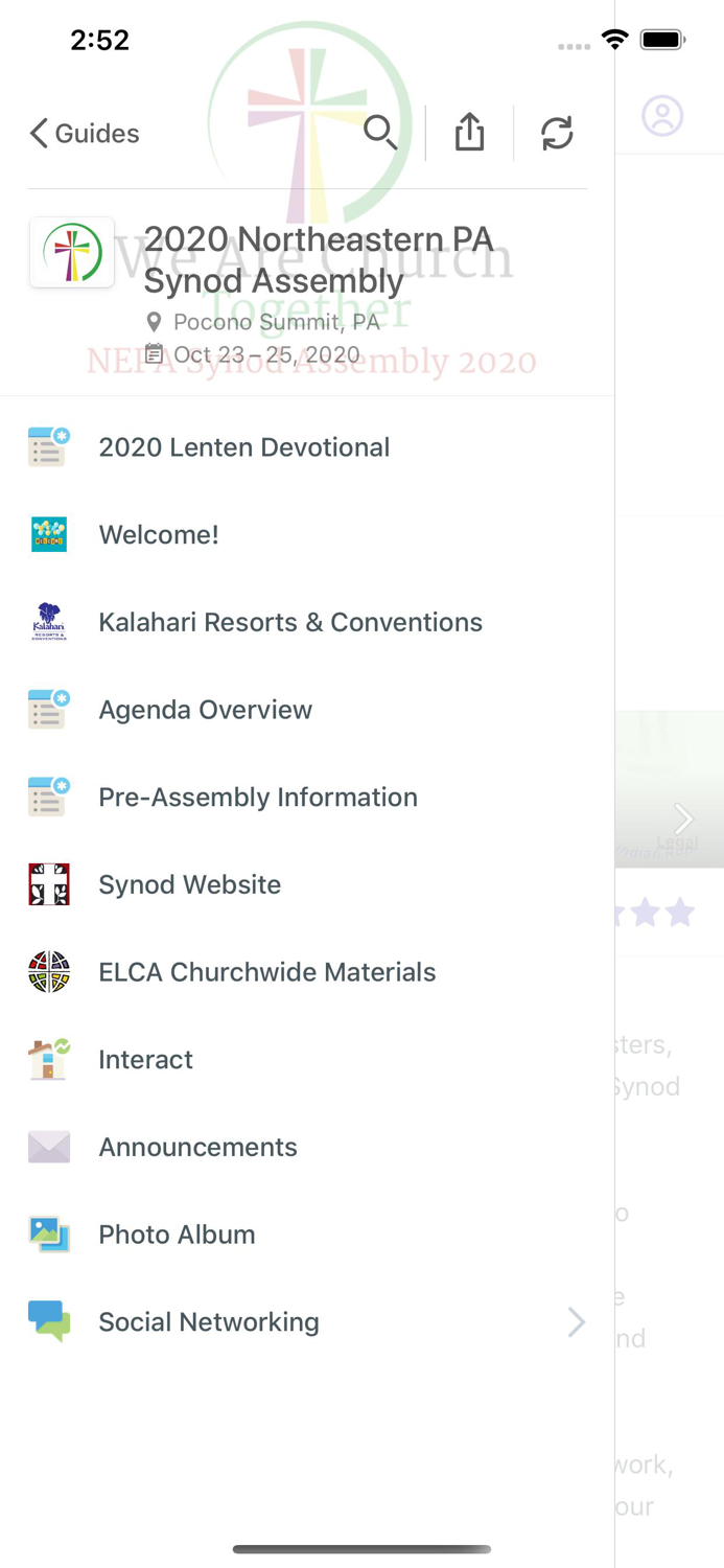 ELCA Organizations  Events