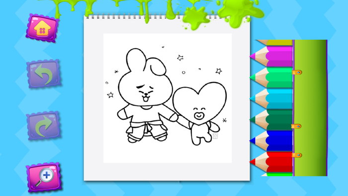 Coloring Bt21 for bts