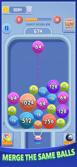 Game screenshot 2048 Ball Buster apk