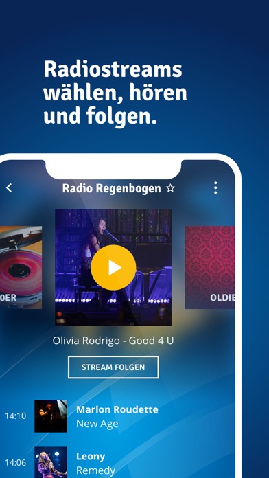 Radio Regenbogen App screenshot 3