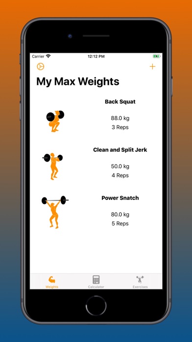 Max Weights - Peso máximo screenshot 2