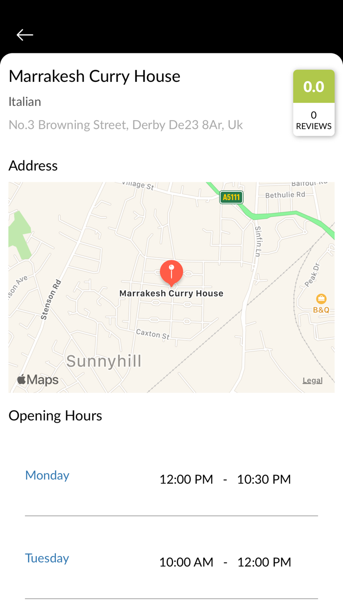 Marrakesh Curry House