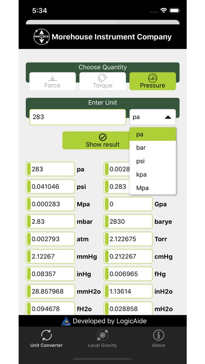 Morehouse Local Gravity