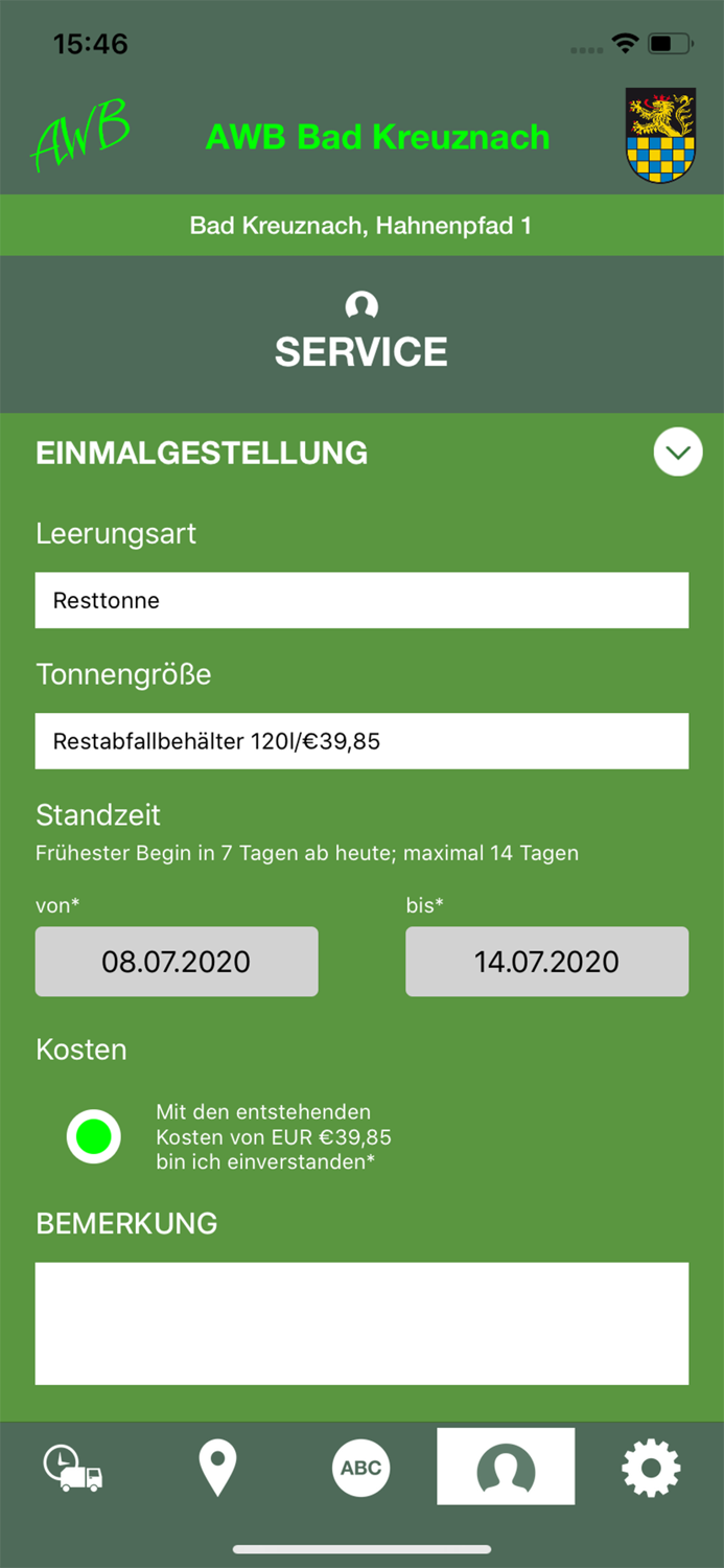 AWB Müll App Bad Kreuznach