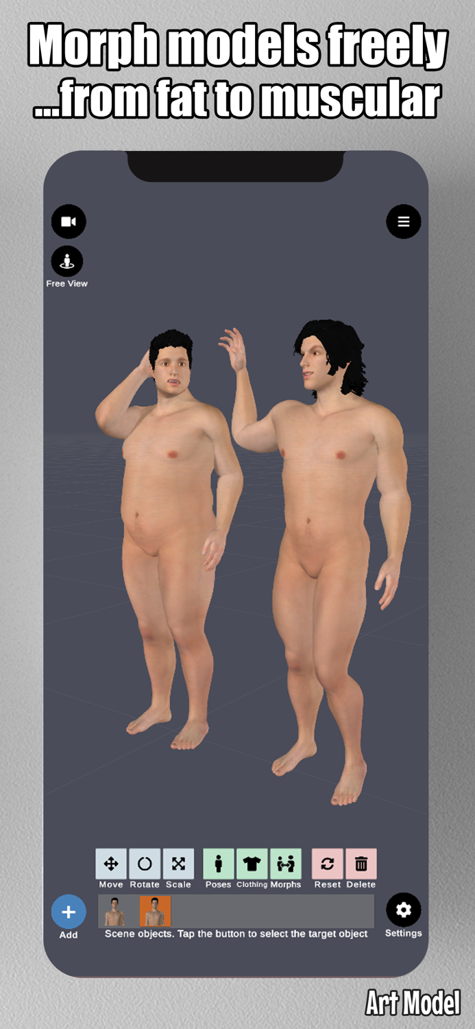 Art Model - Pose  morph tool