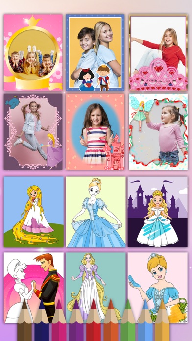 How to cancel & delete Fairy Princess Coloring Frames from iphone & ipad 2