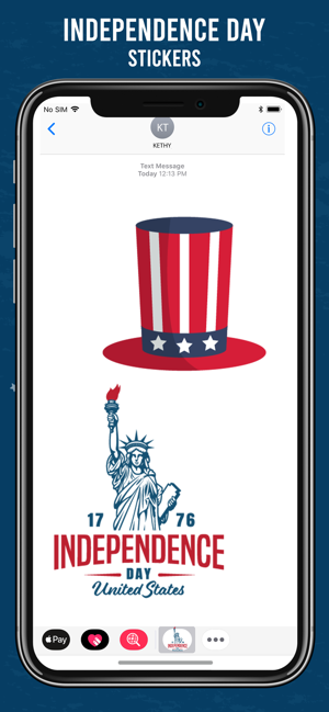 4th of July Wishes Stickers(圖4)-速報App