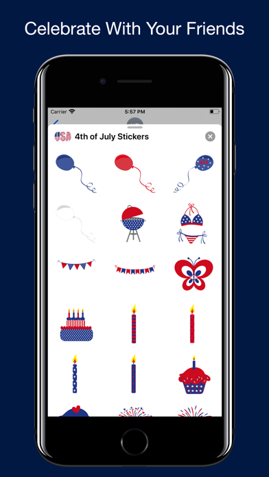 4th of July Stickers. screenshot 3