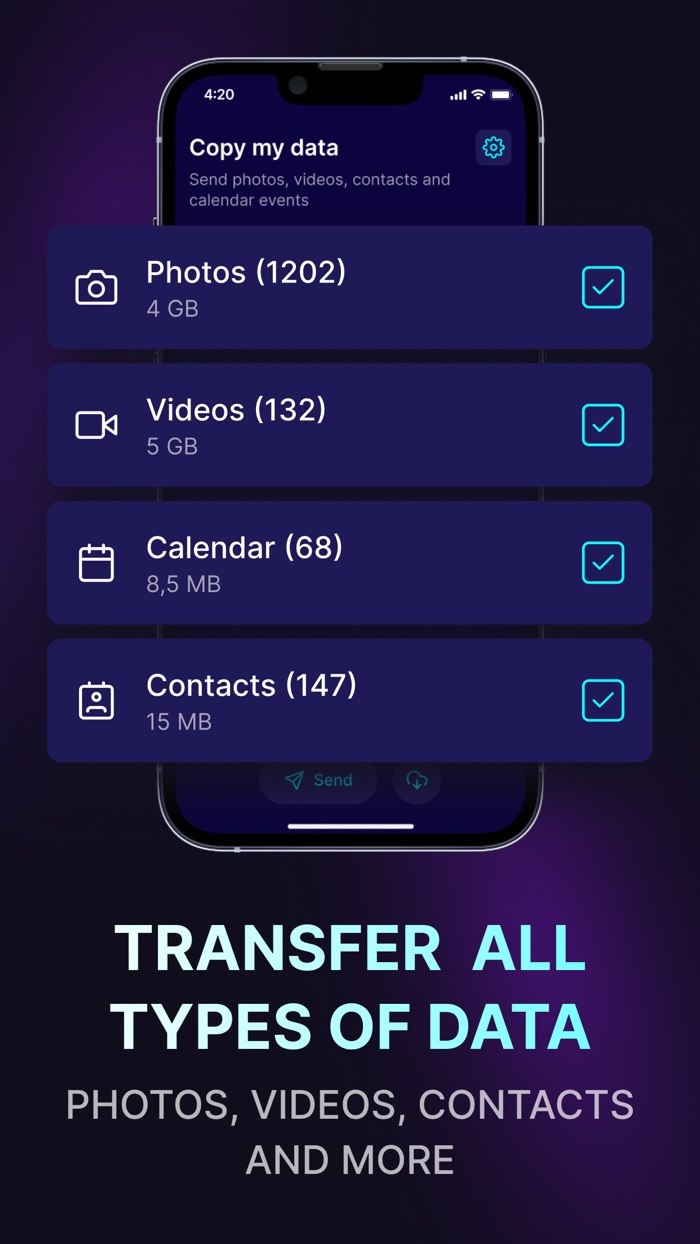 Copy my data  Smart Transfer