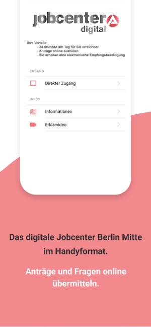 Jobcenter Berlin Mitte mobil(圖5)-速報App