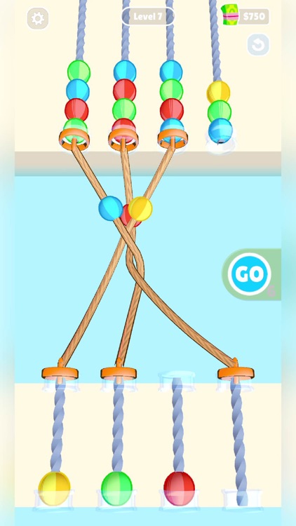 Balls and Ropes Sorting Puzzle screenshot-5