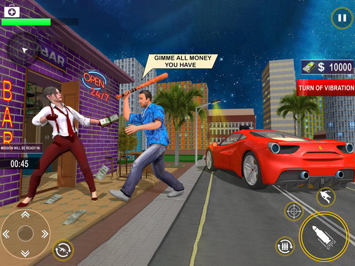 vegas gangster suç araba oyunl