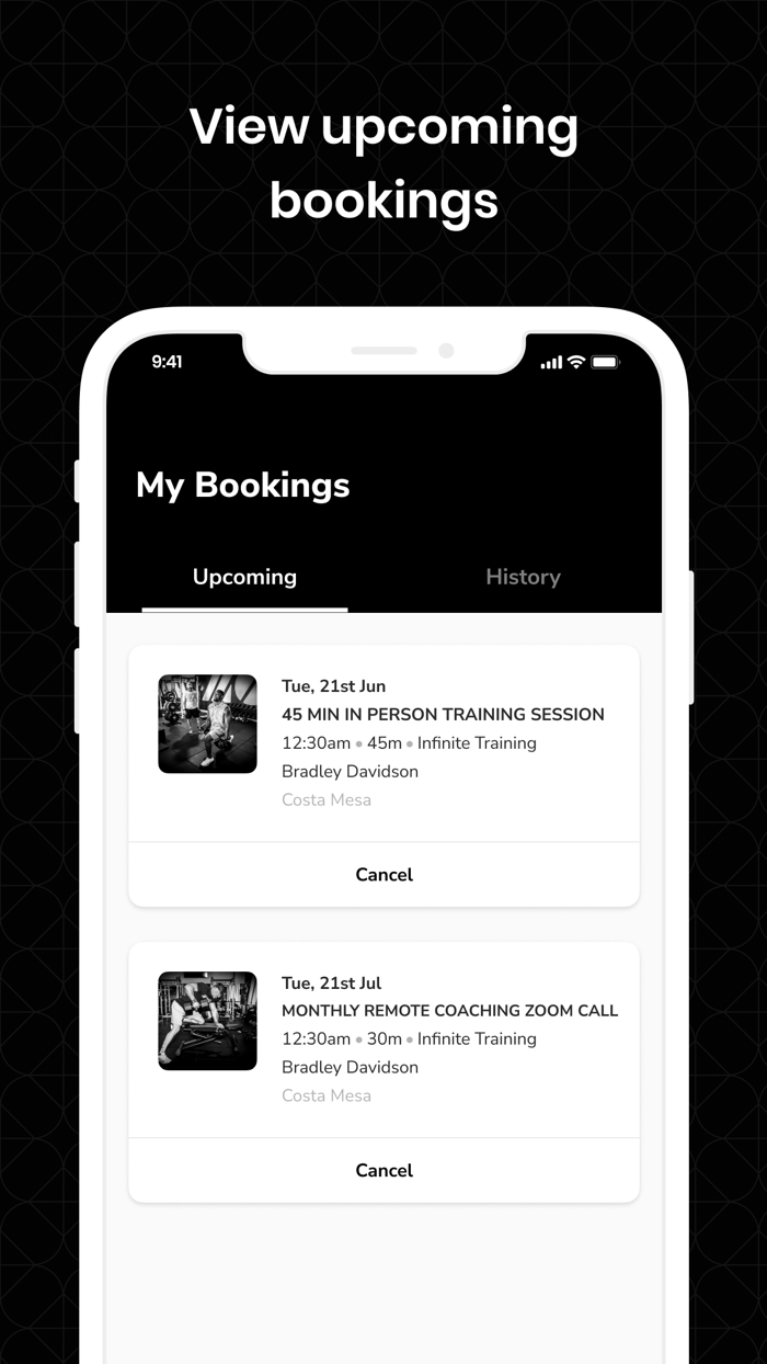 Brad Davidson Training