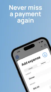 finanza: expense tracker iphone screenshot 2