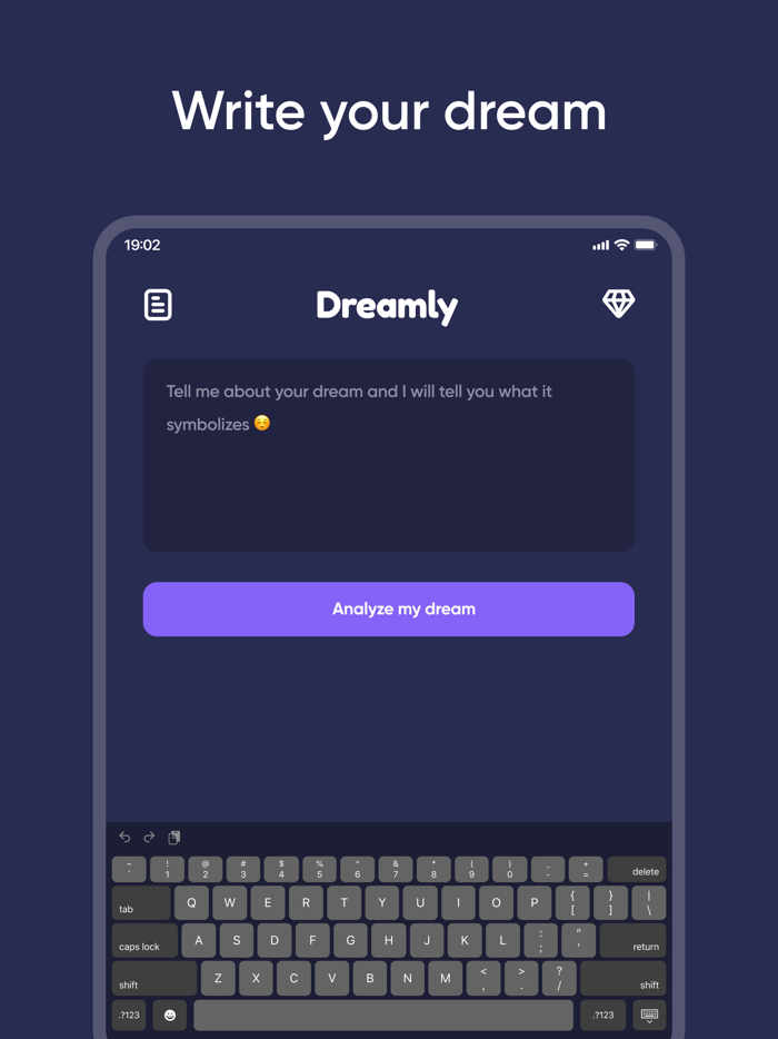 Dreamly - Analyze your dreams