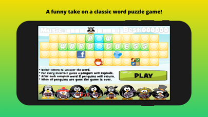 How to cancel & delete PenguiN WacK Word Guess from iphone & ipad 1