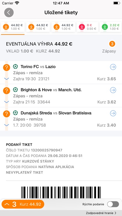 Niké tipovanie screenshot-4