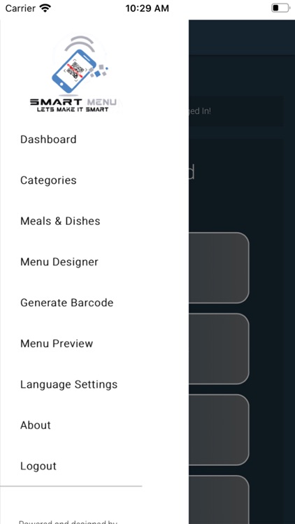 Smart Digital Menu