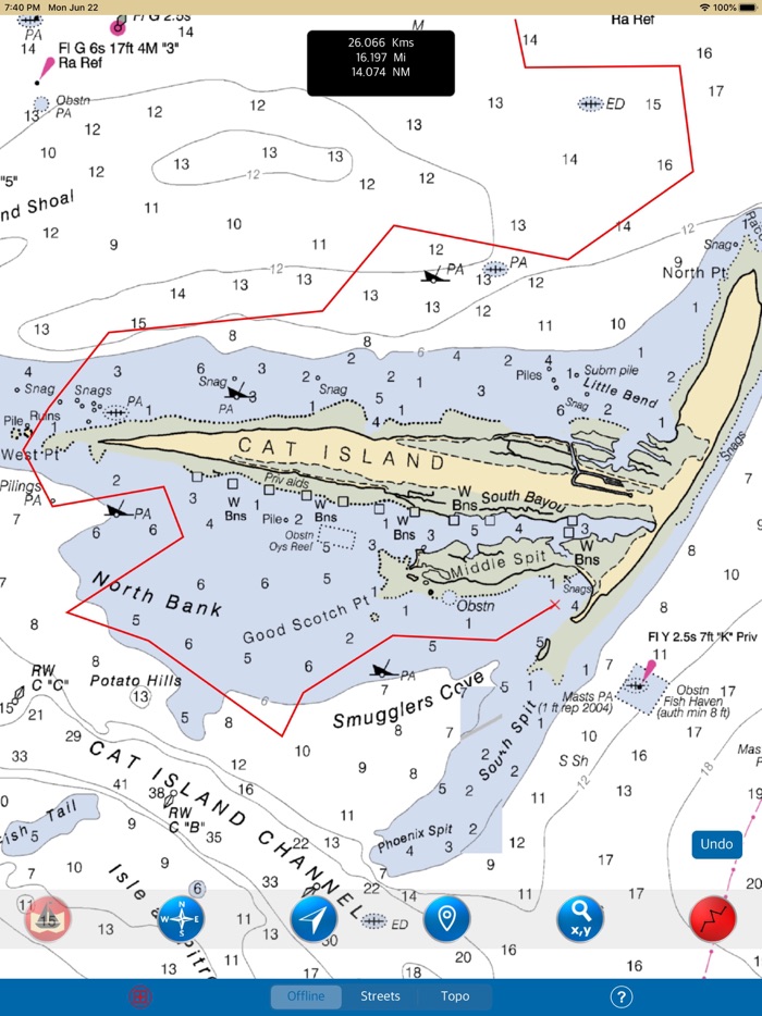 Mississippi-Alabama Marine Map