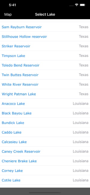 Texas-LA-AR: Lakes & Fishes(圖3)-速報App