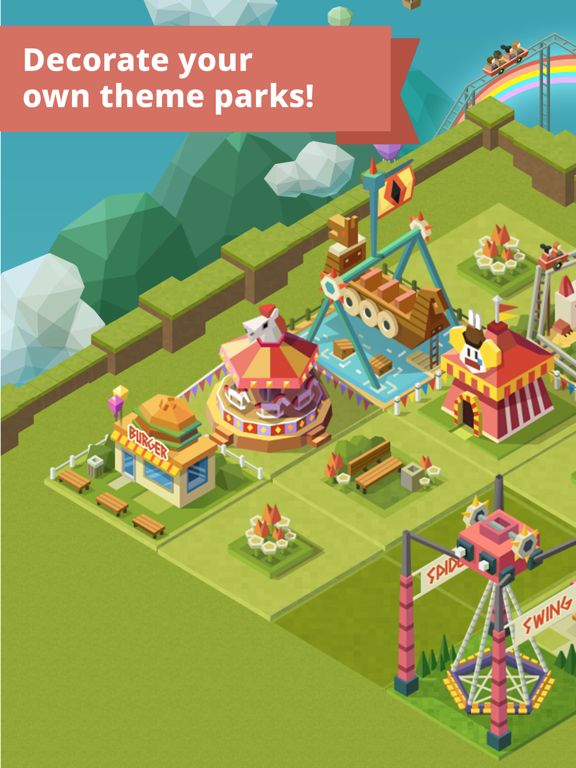 Merge Tycoon: 2048 Theme Park screenshot 2