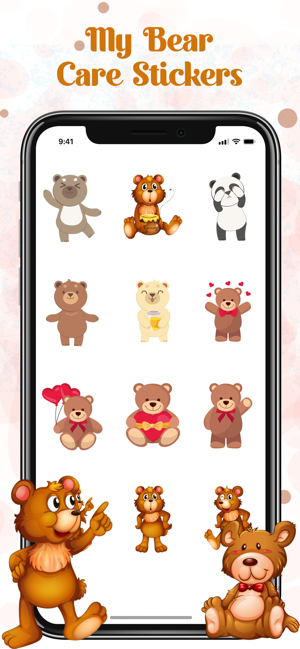 My Bear Care Stickers(圖2)-速報App