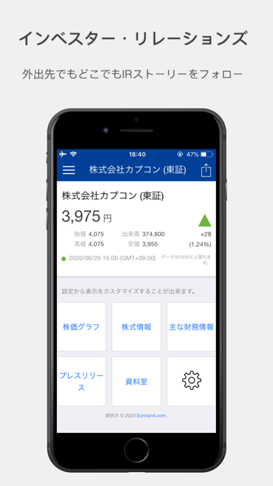 Capcom IRのスクリーンショット1 Capcom IRのスクリーンショット1