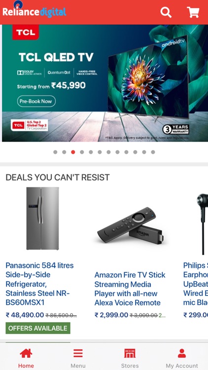 reliance digital panasonic refrigerator