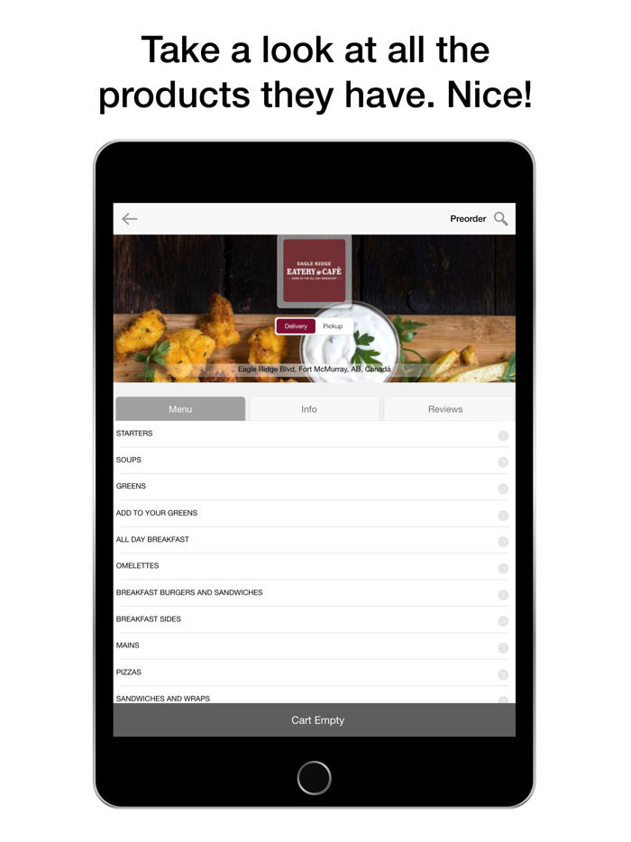 Eagle Ridge Eatery  Cafe App