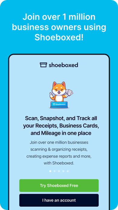 Shoeboxed Receipt Scanner App