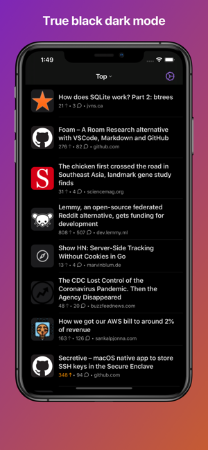 Hackers For Hacker News On The App Store