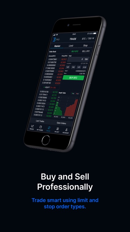 BtcTurk | PRO Buy-Sell Bitcoin screenshot-4