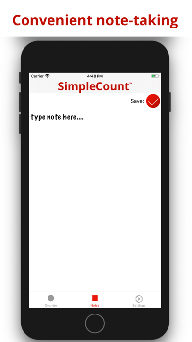 SimpleCount App screenshot 2