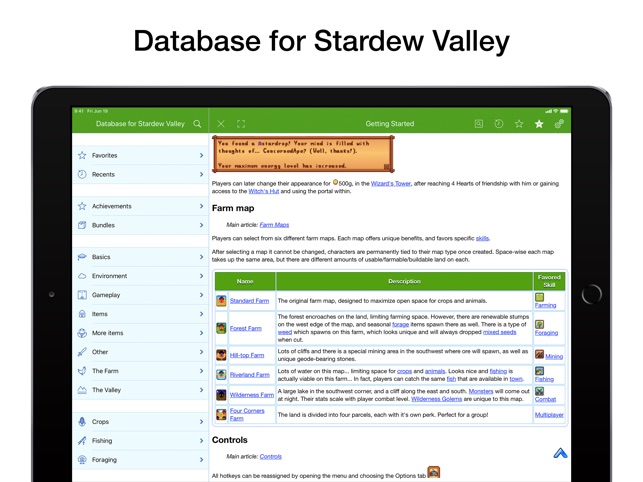 Database For Stardew Valley On The App Store