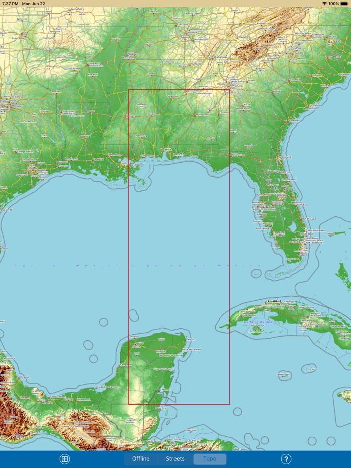 Mississippi-Alabama Marine Map