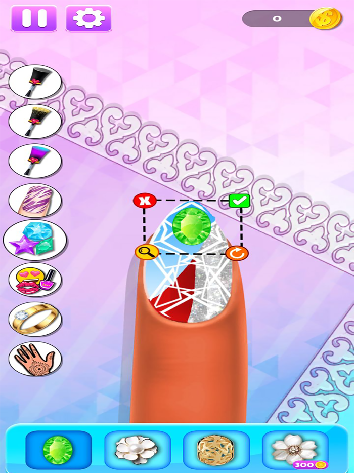 Acrylic Nails Game Nail Salon