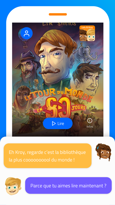 How to cancel & delete Lulu & Kroy - Livre jeu from iphone & ipad 1