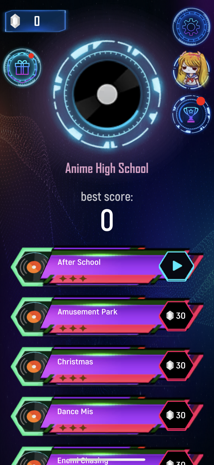 Anime High School Sakura Hop