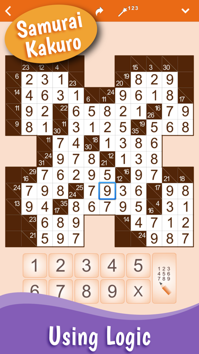 Kakuro: Number Crossword screenshot 2