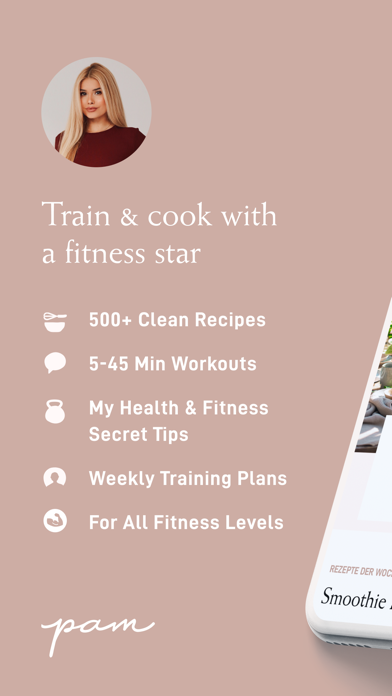 Pam Fitness & Food Screenshot