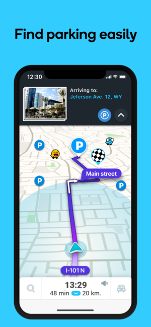 ‎Waze Navigation & Live Traffic Screenshot