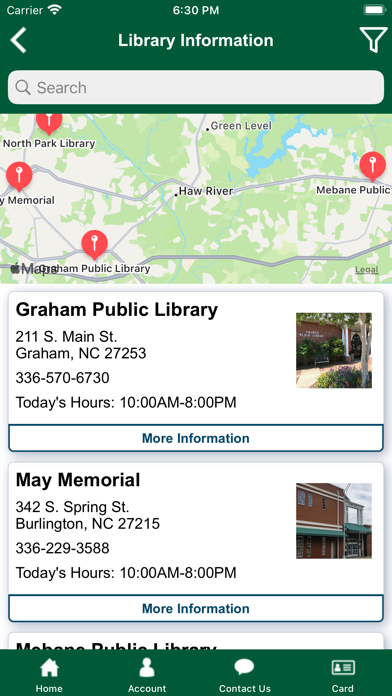 Alamance County Libraries iphone images