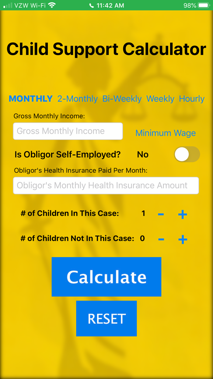 Texas Child Support Cal