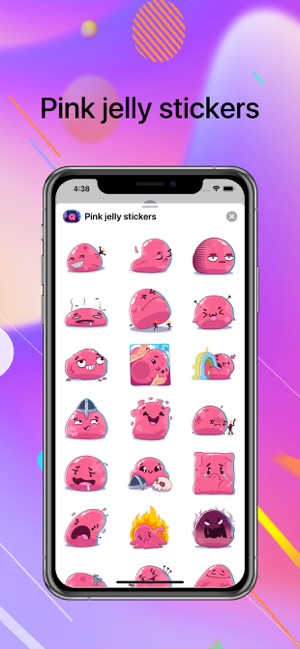 Pink jelly stickers(圖3)-速報App