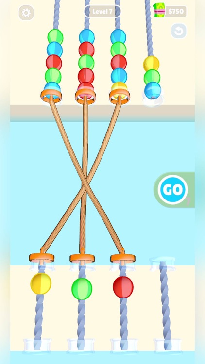 Balls and Ropes Sorting Puzzle screenshot-4